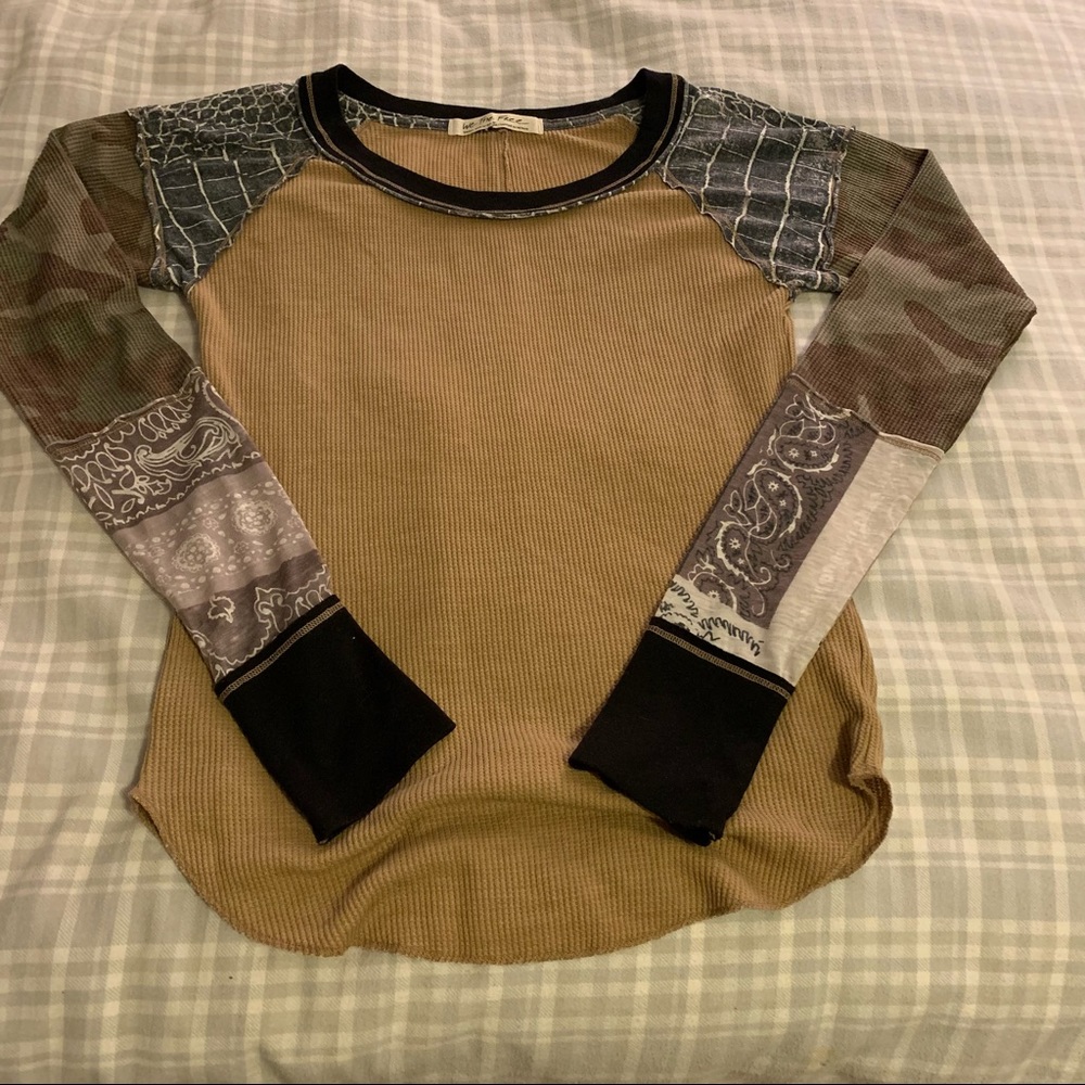 FP multi print camo paisley thermal long sleeve